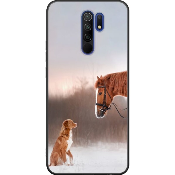 Xiaomi Redmi 9 Sort cover Hest & Hund