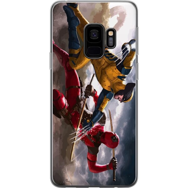 Samsung Galaxy S9 Läpinäkyvä kuori Wolverine Deadpool