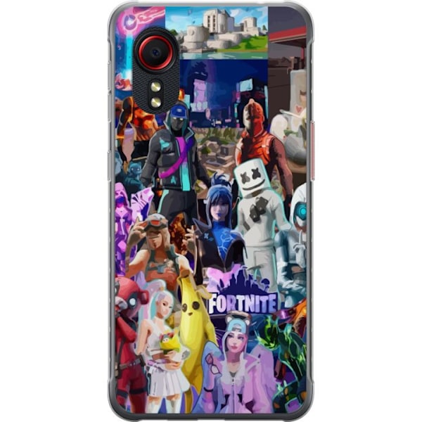 Samsung Galaxy Xcover 5 Läpinäkyvä kuori Fortnite