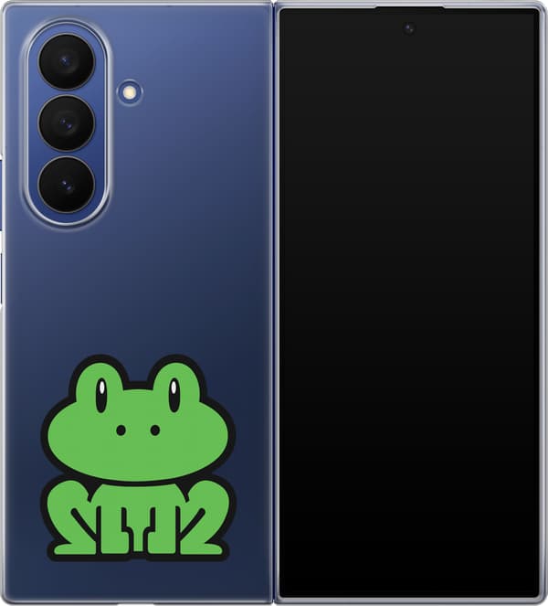 Kompatibelt Mobildeksel til Samsung Galaxy Z Fold7 Grön spelgroda grønn