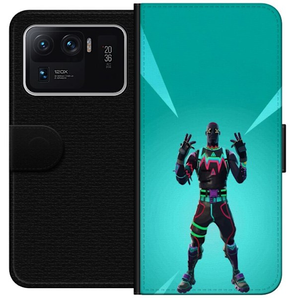 Xiaomi Mi 11 Ultra Tegnebogsetui sort ridder fortnite