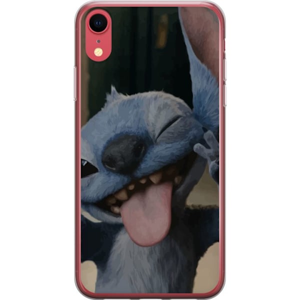 Apple iPhone XR Läpinäkyvä kuori Stitch Söpö Alien - Sininen Suosikki Ulkoavaruudesta