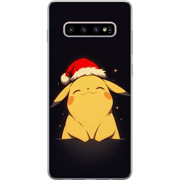 Kompatibelt Mobilskal till Samsung Galaxy S10+ Pikachu