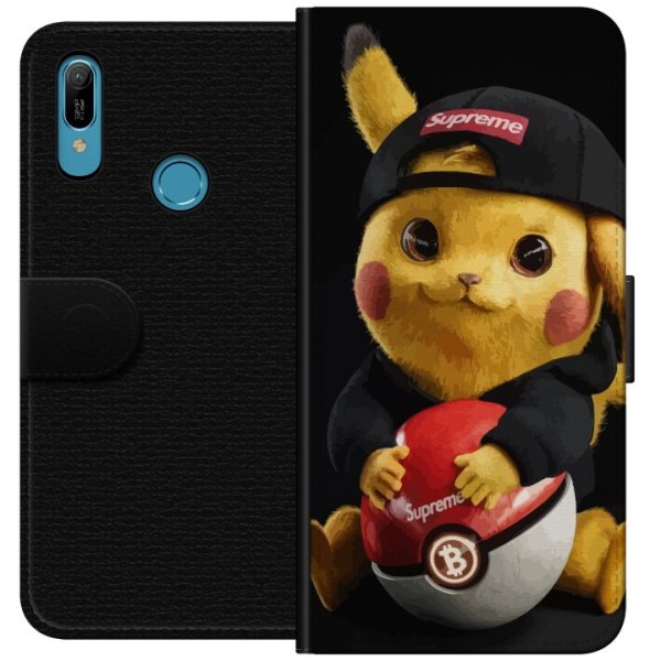 Huawei Y6 (2019) Tegnebogsetui Pikachu Supreme