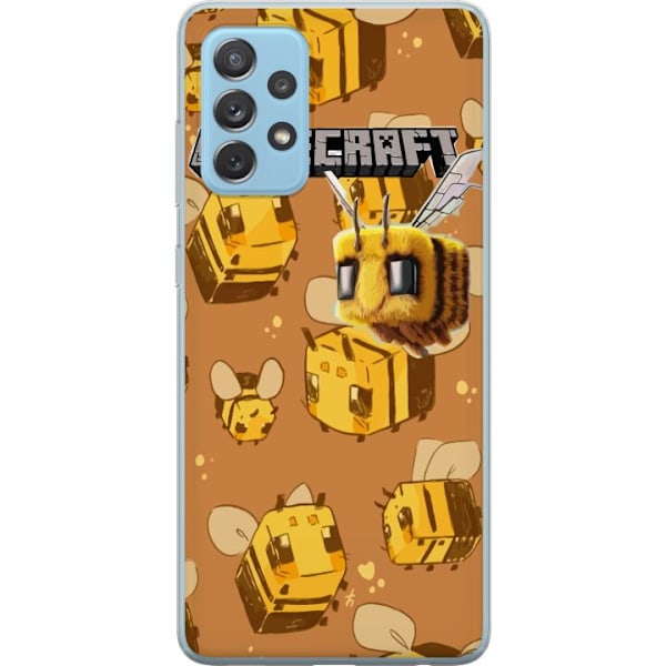 Samsung Galaxy A52 5G Läpinäkyvä kuori Minecraft Bi