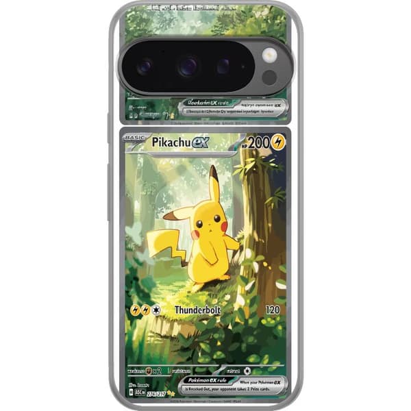 Kompatibelt Mobilskal till Google Pixel 9 Pro XL Pikachu grön