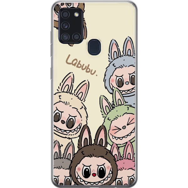 Samsung Galaxy A21s Gennemsigtig cover Labubu Pastel Collectio