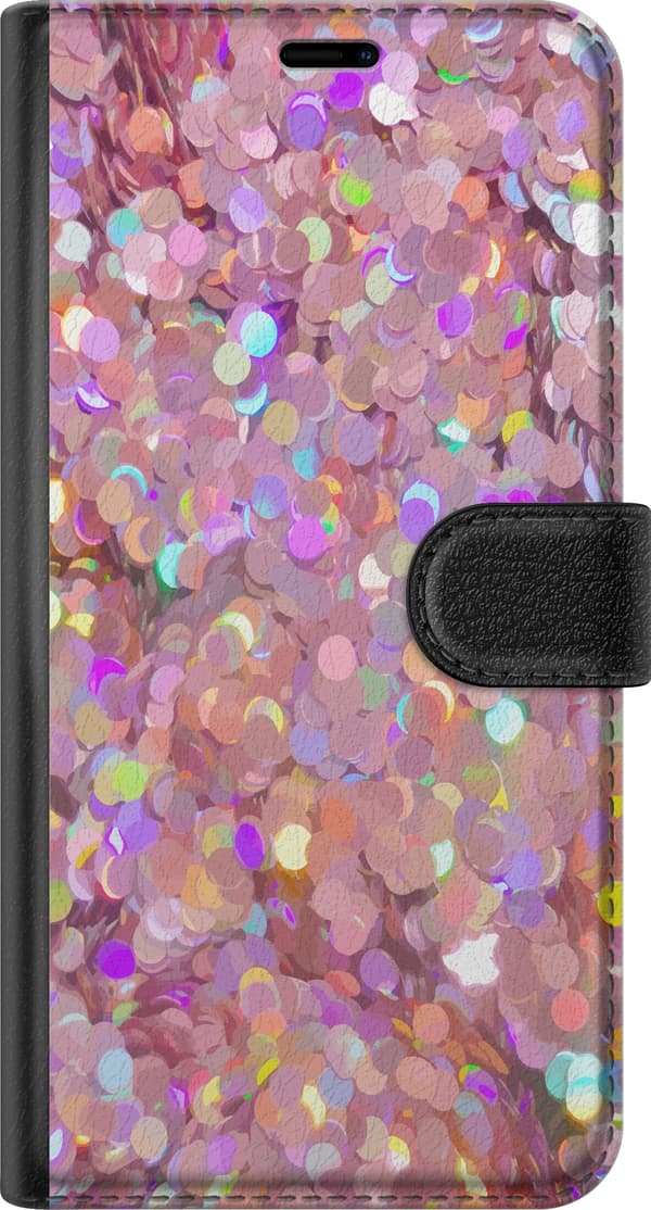 Kompatibelt Plånboksfodral till Apple iPhone 11 Rosa glitter