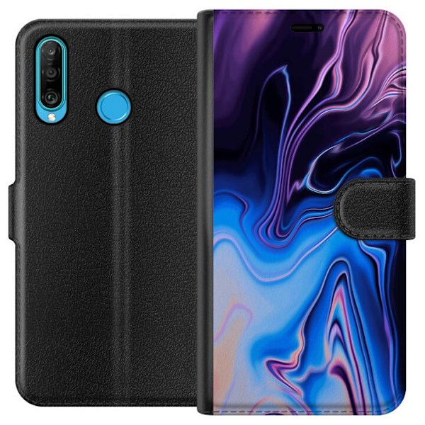 Huawei P30 lite Tegnebogsetui Mønster