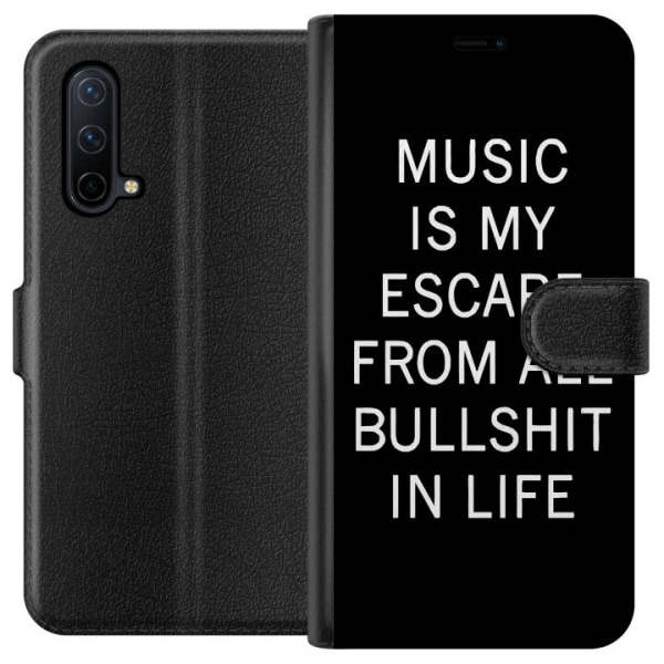 OnePlus Nord CE 5G Lommeboketui Musikk er mitt liv