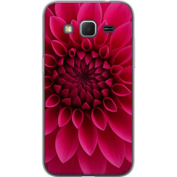 Samsung Galaxy Core Prime Läpinäkyvä kuori Rosecore