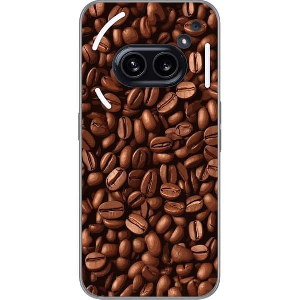 Kompatibelt Mobildeksel til Nothing Phone (2a) Kaffebönor närbild brun