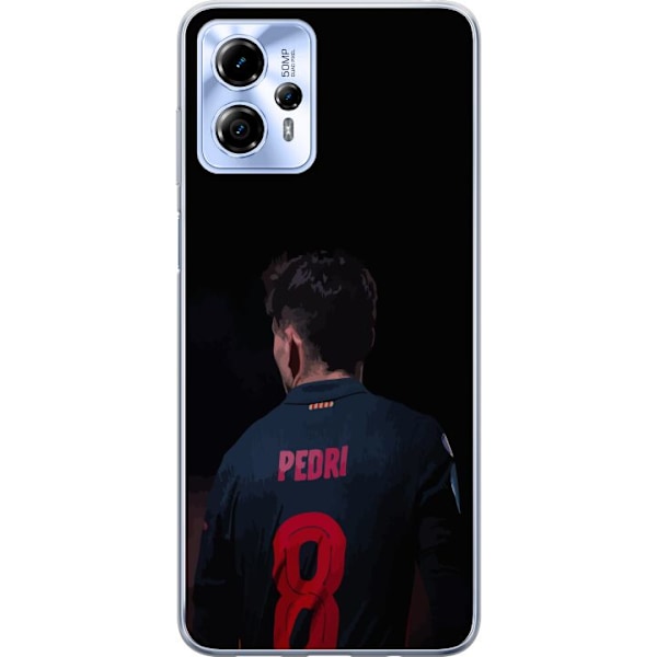 Motorola Moto G13 Genomskinligt Skal Pedri FC Barcelona Fotbol
