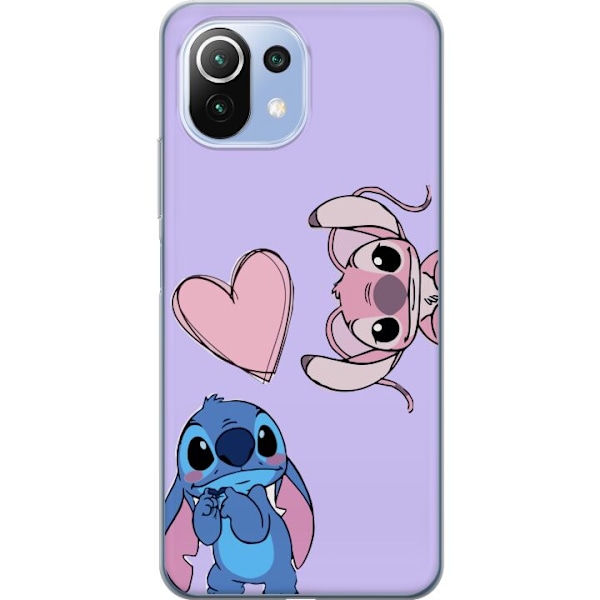 Xiaomi 11 Lite 5G NE Läpinäkyvä kuori Stitch Mode