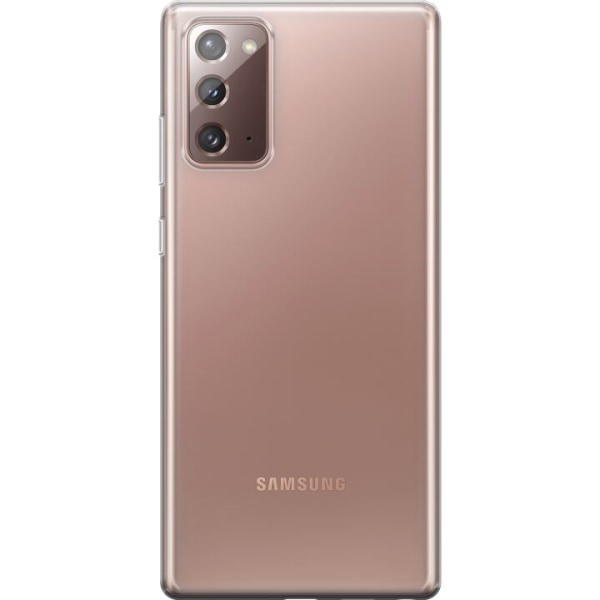 Samsung Galaxy Note20 Läpinäkyvä Kuoret TPU