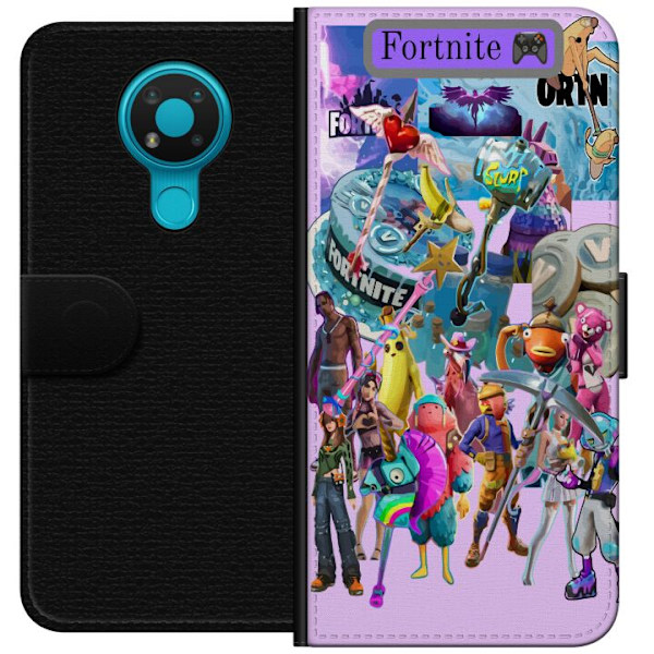 Nokia 3.4 Tegnebogsetui Fortnite