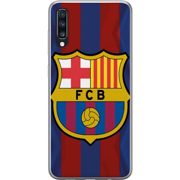 Samsung Galaxy A70 Gennemsigtig cover FCB Barcelona