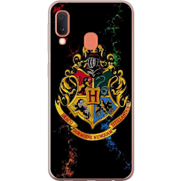 Samsung Galaxy A20e Läpinäkyvä kuori Harry Potter