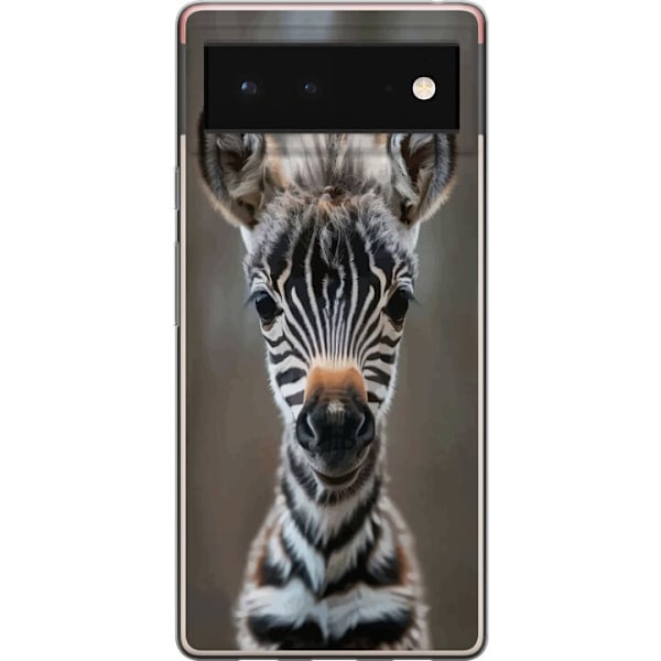 Google Pixel 6 Genomskinligt Skal Giraff Djurmotiv Afrika Natur Grafiskt Motiv Savann Vilda Djur Populär Väggkonst Exotiskt Tema