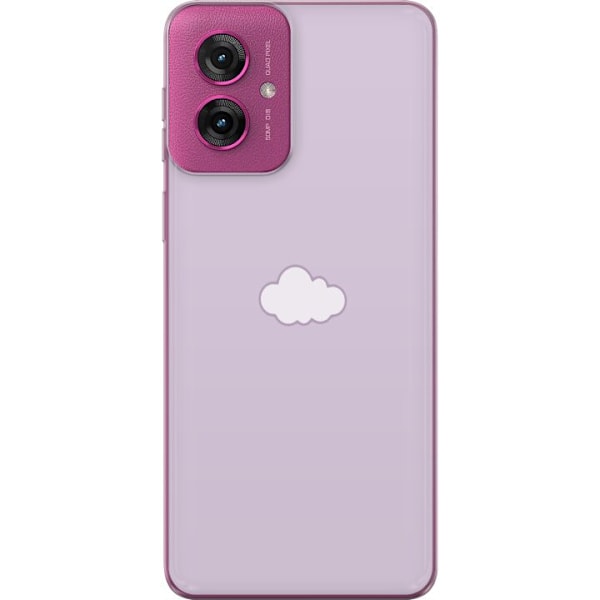 Motorola Moto G55 Gjennomsiktig deksel Lilla Sky - minimalisti