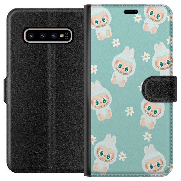 Samsung Galaxy S10+ Lompakkokotelo Labubu Candy Vibes