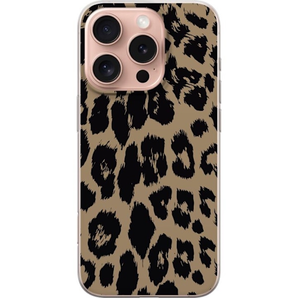 Apple iPhone 16 Pro Gennemsigtig cover Leopard