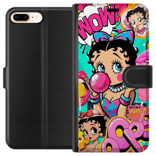 Apple iPhone 7 Plus Lompakkokotelo Betty Boop