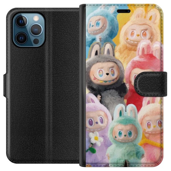 Apple iPhone 12 Pro Tegnebogsetui Labubu Skitse Stil