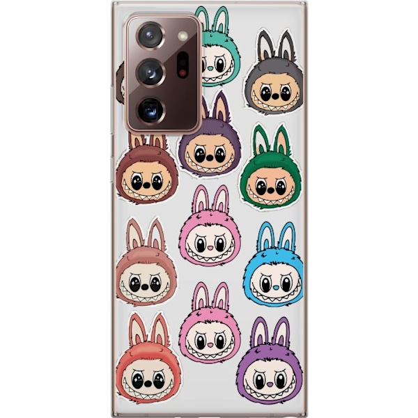 Samsung Galaxy Note20 Ultra Gennemsigtig cover Labubu Macaron