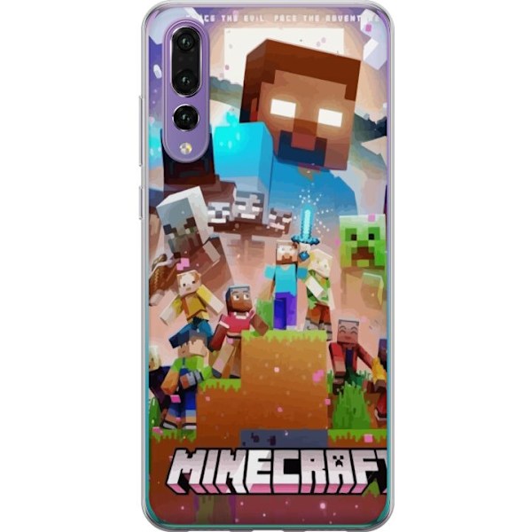 Huawei P20 Pro Läpinäkyvä kuori Minecraft