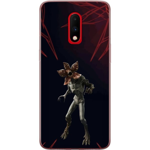 OnePlus 7 Läpinäkyvä kuori Fortnite - Demogorgon