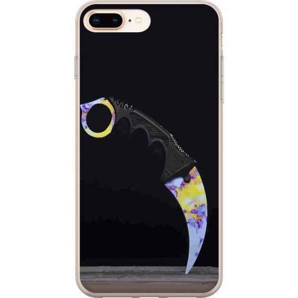 Apple iPhone 7 Plus Gennemsigtig cover Karambit / Butterfly /
