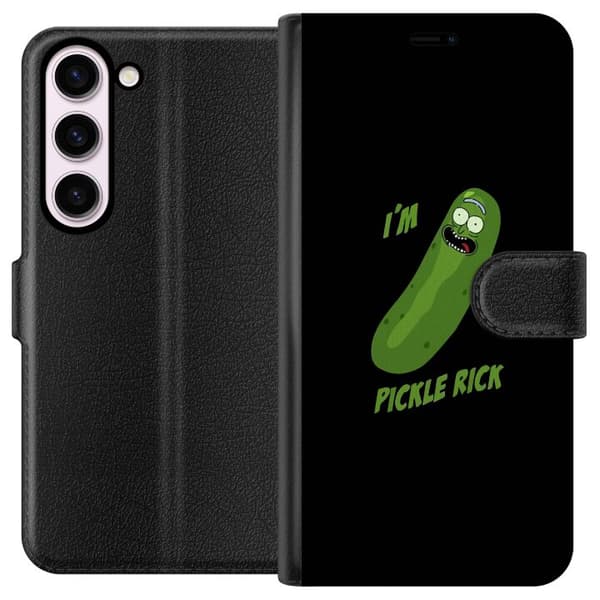 Kompatibelt Plånboksfodral till Samsung Galaxy S23 I'm Pickle Rick