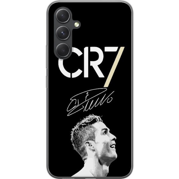 Samsung Galaxy S24+ Genomskinligt Skal CR7 Ronaldo