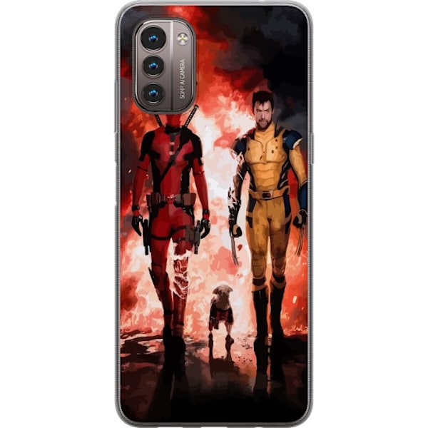 Nokia G21 Genomskinligt Skal Wolverine Deadpool