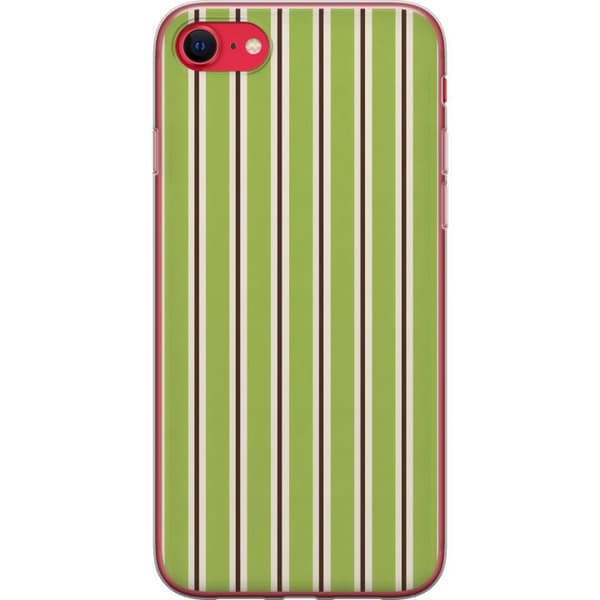 Kompatibelt Mobilskal till Apple iPhone 7 Matcha Stripe grön