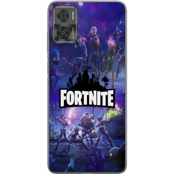 Motorola Moto E22i Gjennomsiktig deksel Fortnite