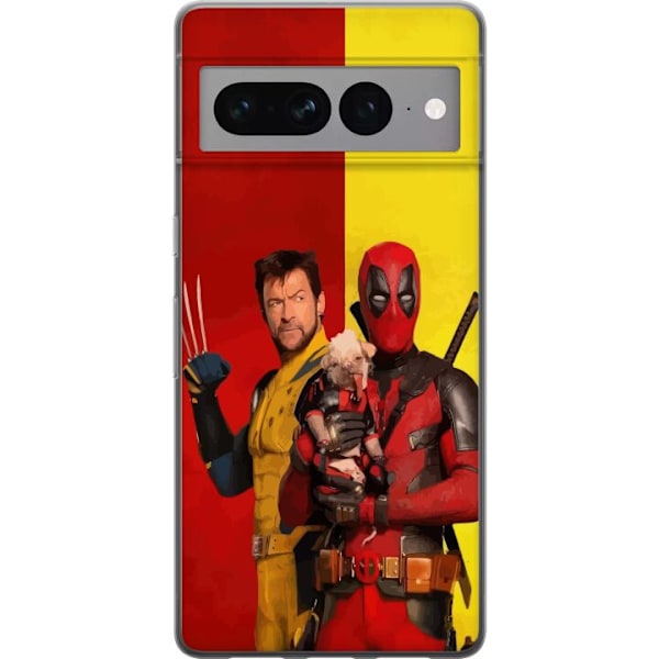 Google Pixel 7 Pro Gjennomsiktig deksel Deadpool & Wolverine