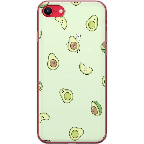 Apple iPhone 16e Gennemsigtig cover Avocado Mønster