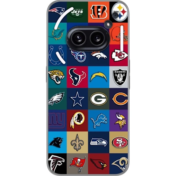 Nothing Phone (2a) Genomskinligt Skal NFL