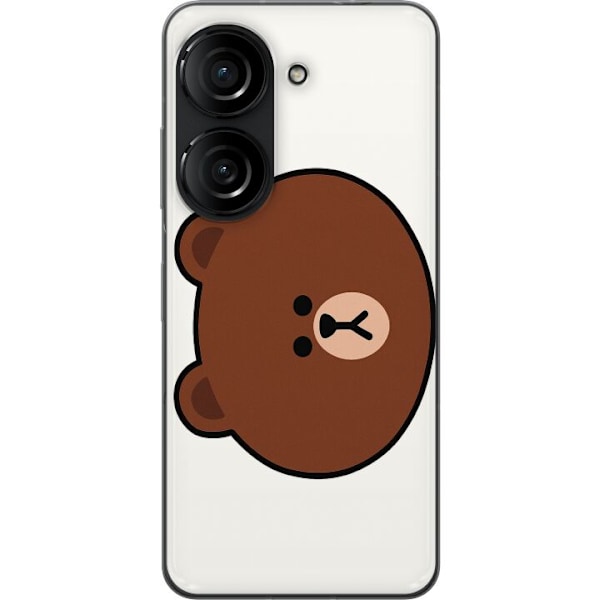 Asus Zenfone 10 Genomskinligt Skal line friends brown