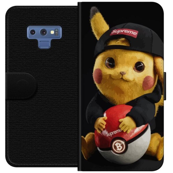 Samsung Galaxy Note9 Lompakkokotelo Pikachu Supreme