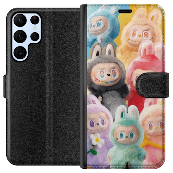 Samsung Galaxy S24 Ultra Tegnebogsetui Labubu Skitse Stil