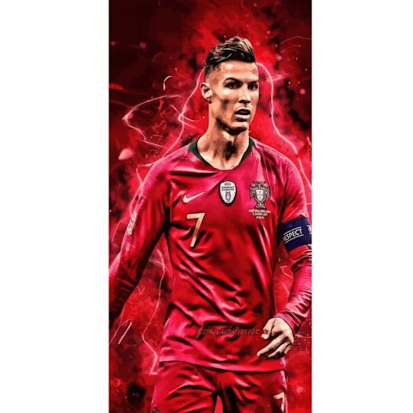Apple iPhone 13 Pro Tegnebogsetui Ronaldo Færdigheder - CR7 Design for Ægte Fans