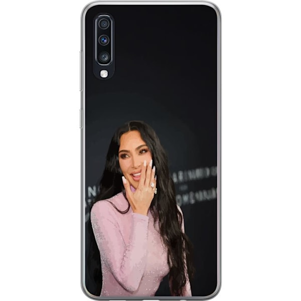 Samsung Galaxy A70 Läpinäkyvä kuori Kim Kardashian – Tren