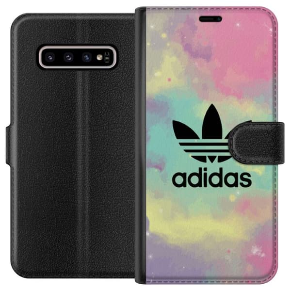 Kompatibelt Lommeboketui til Samsung Galaxy S10+ Adidas