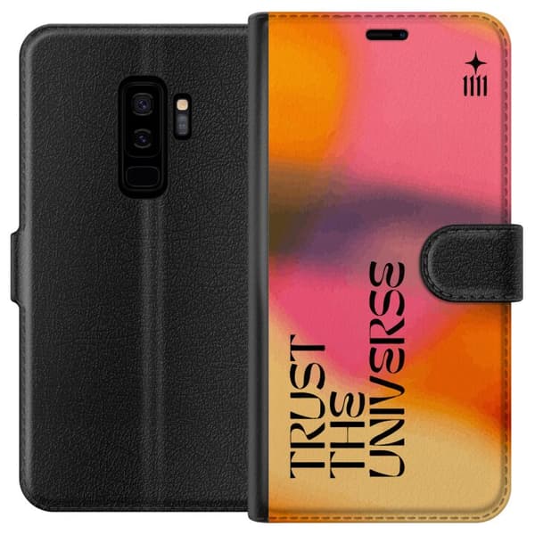 Kompatibel Tegnebogsetui til Samsung Galaxy S9+ Tro på Universet