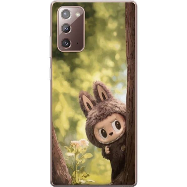 Samsung Galaxy Note20 Gennemsigtig cover Labubu Graffiti Vibes