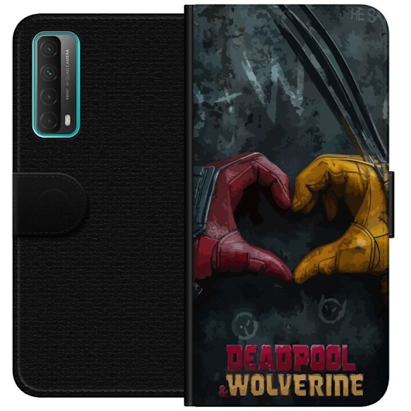 Huawei P smart 2021 Lompakkokotelo Wolverine Deadpool