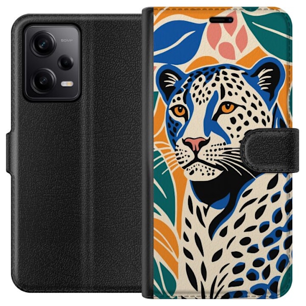 Xiaomi Redmi Note 12 Pro Lommeboketui Majestetisk Leopard